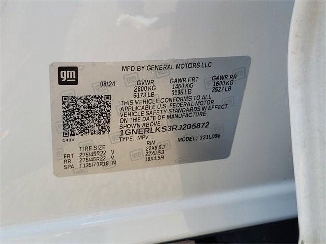 2024 Chevrolet Traverse RS